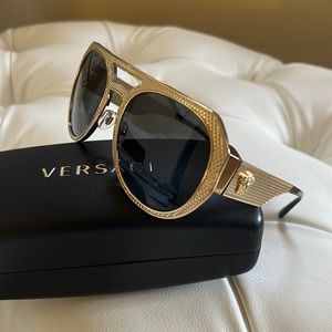 Versace Gold Sunglasses